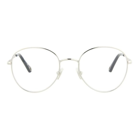 New Authentic Chloé Womens Round/Oval Silver Silver Transparent Fashion Designer - Picture 1 of 5